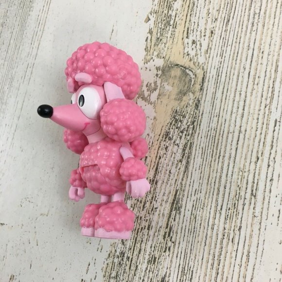 Bluey COCO Pink Poodle Poseable Dog Replacement 2.5" Figure Toy Friend - Picture 3 of 9